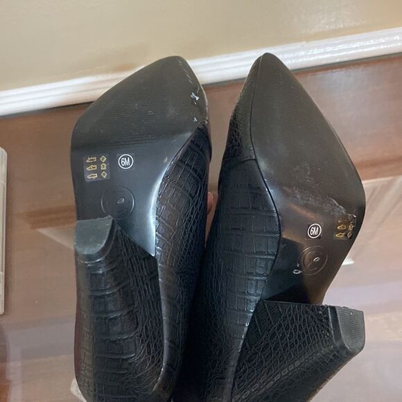 Chinese Laundry women ankle boot black reptile 6M - Picture 4 of 7